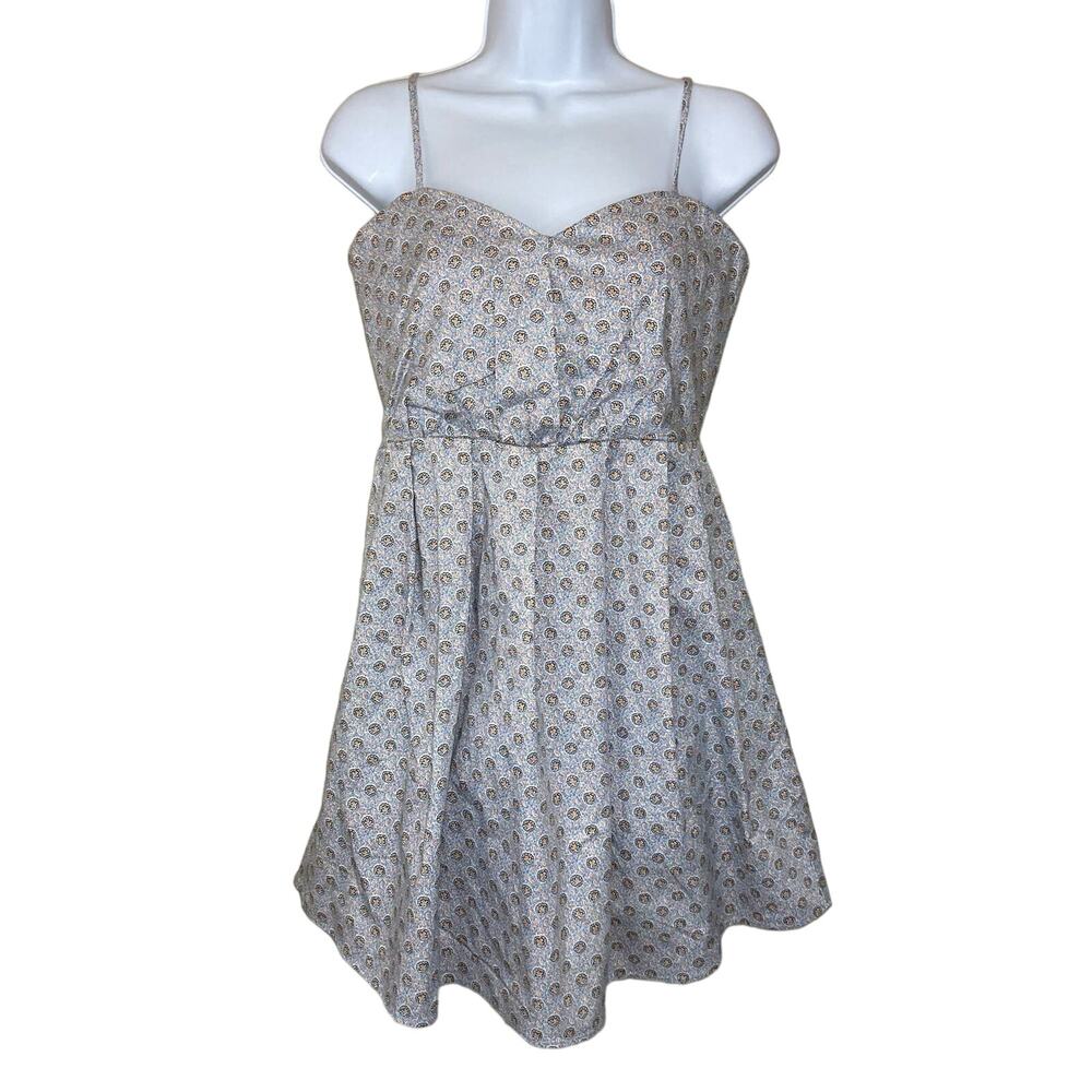 NWT Anthropologie PJK Patterson J Kincaid Paisley Bluebonnet Dress, Size Medium